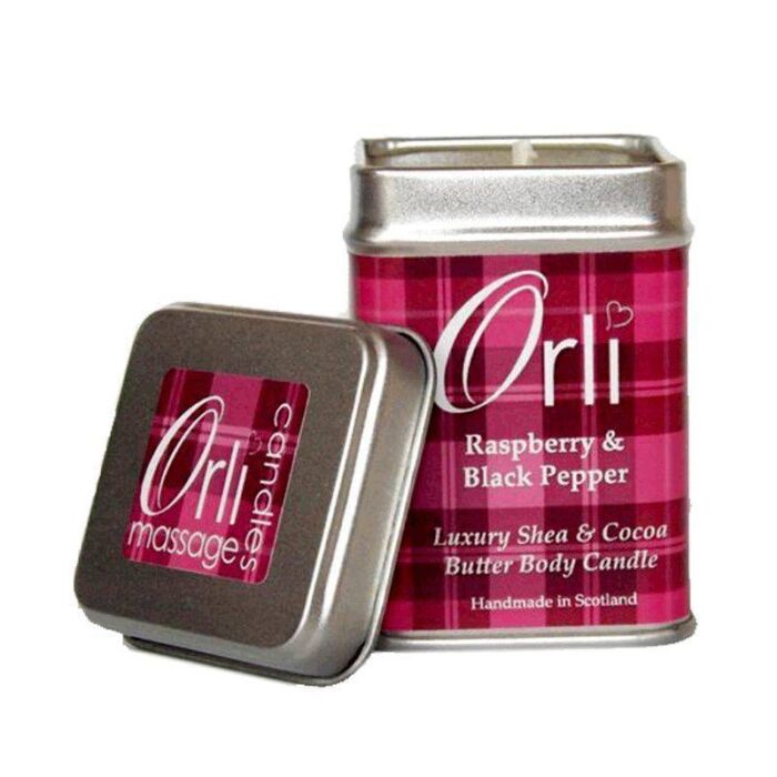 شمع ماساژ اورلی تمشک و فلفل سیاه Orli Raspberry & Black Pepper 108g