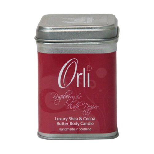 شمع ماساژ اورلی تمشک و فلفل سیاه Orli Raspberry & Black Pepper 226g