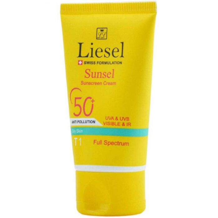 کرم ضد آفتاب رنگی مناسب پوست های چرب لایسل Liesel