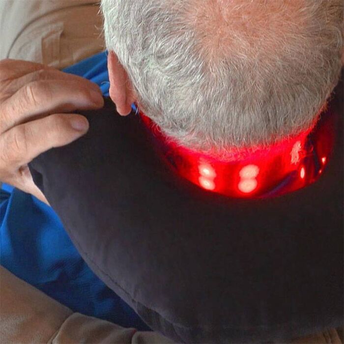 بالش دور گردنی با تکنولوژی نوردرمانی اپتیک پرداز