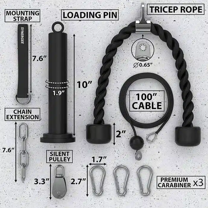 سیم کش بدنسازی خانگی سینرژی Synergee Cable Pulley System