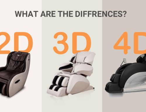 صندلی ماساژور 4 بعدی، 3 بعدی و 2 بعدی چه تفاوتی با هم دارند؟
