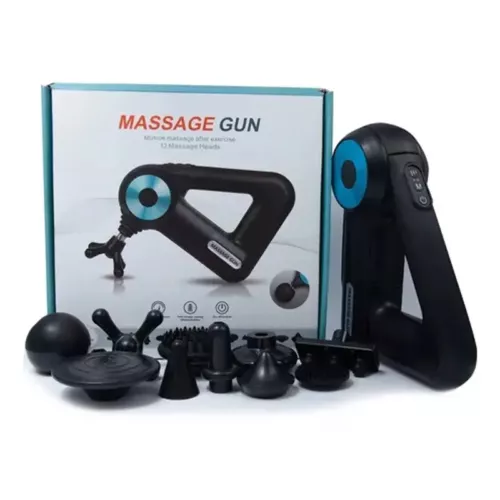 تفنگ ماساژ 12 سری Massage Gun 12 heads