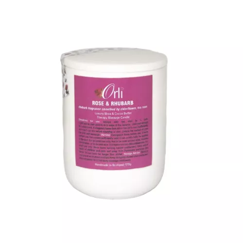 شمع ماساژ اورلی رز و ریواس Orli rhubarb rose 170g