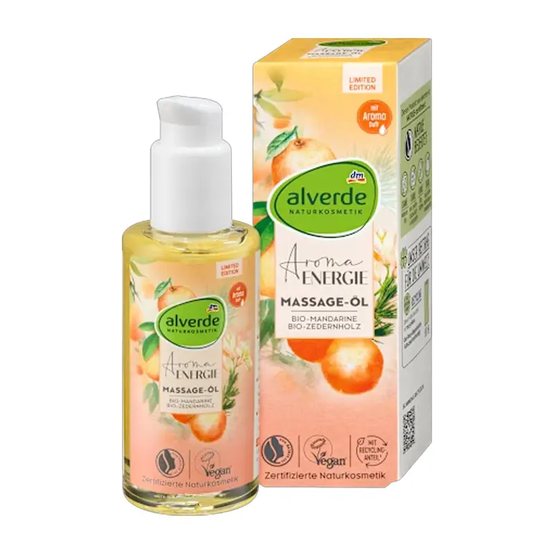 روغن ماساژ ماندارین و سدر آلورد Alverde