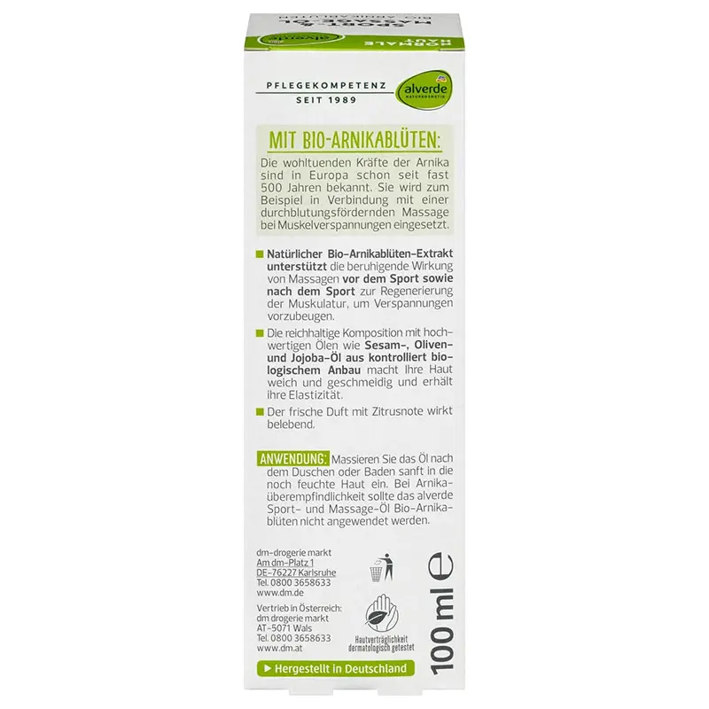 روغن ماساژ آرنیکا آلورد Alverde