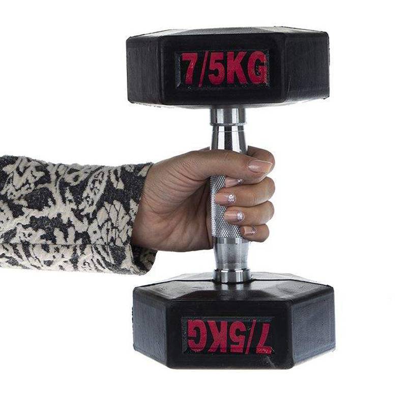 دمبل شش گوش 7.5 کیلویی ام دی ام MDM 21 دمبل شش گوش 7.5 کیلویی ام دی ام MDM - تصویر 5