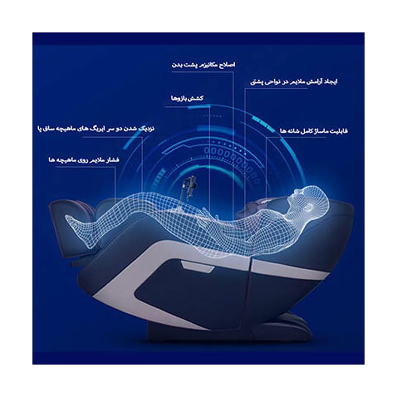 صندلی ماساژور پاورمکس Power Max RT-6810S 11 صندلی ماساژور پاورمکس Power Max RT-6810S - تصویر 8