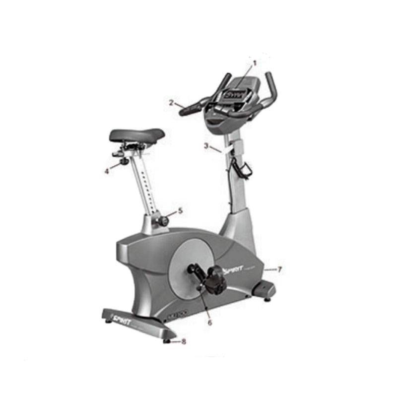 دوچرخه ثابت توانبخشی اسپیریت spirit mu100 29 دوچرخه ثابت توانبخشی اسپیریت spirit mu100 - تصویر 11