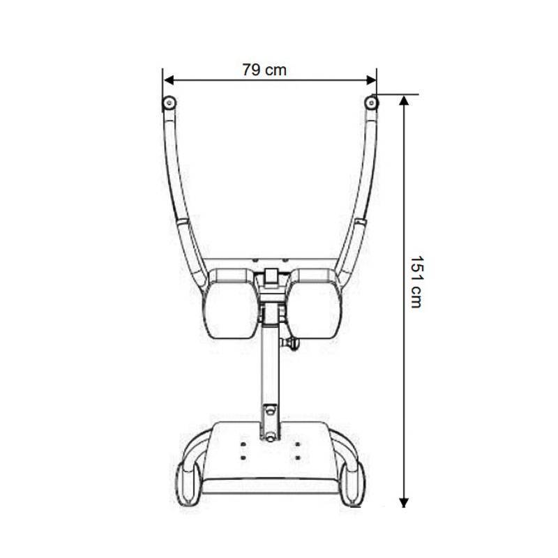 نیمکت فیله کمر استیل فلکس 45 درجه Steel Flex NBE 26 نیمکت فیله کمر استیل فلکس 45 درجه Steel Flex NBE - تصویر 4