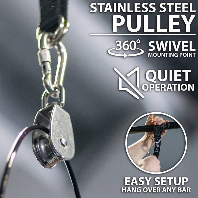 سیم کش بدنسازی خانگی سینرژی Synergee Cable Pulley System 25 سیم کش بدنسازی خانگی سینرژی Synergee Cable Pulley System - تصویر 6