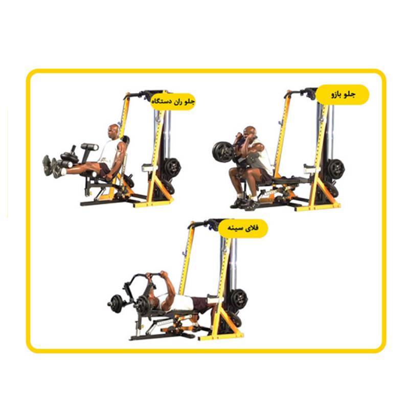 دستگاه رک اسکات با سیم کش به همراه نیمکت هیرو Hero half rack 14 دستگاه رک اسکات با سیم کش به همراه نیمکت هیرو Hero half rack - تصویر 11