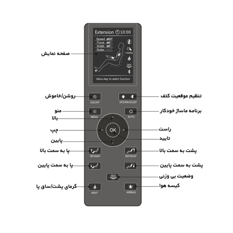 صندلی ماساژور آرونت Aront GLC 231 24 صندلی ماساژور آرونت Aront GLC 231 - تصویر 4