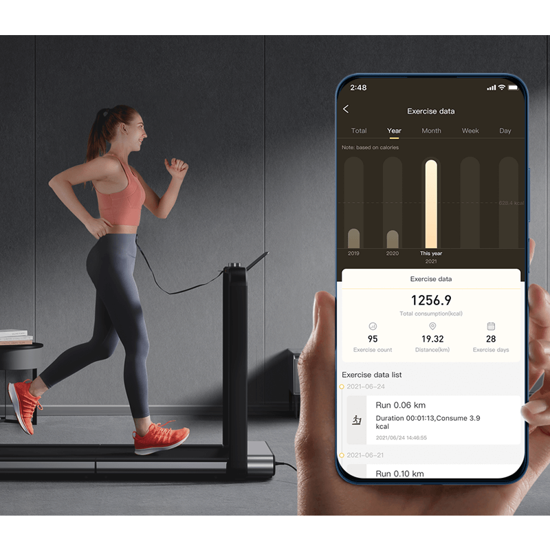 تردمیل تاشو شیائومی Xiaomi KingSmith Walking Pad X21 28 تردمیل تاشو شیائومی Xiaomi KingSmith Walking Pad X21 - تصویر 9