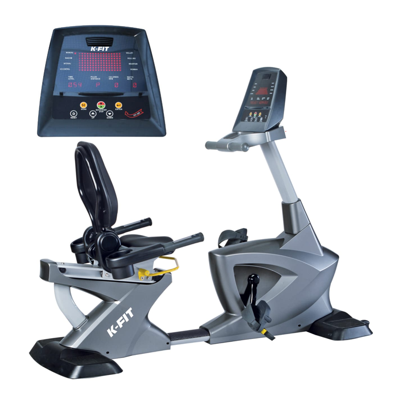 دوچرخه ثابت نشسته پشتی دار کی فیت K-FIT 9001RW