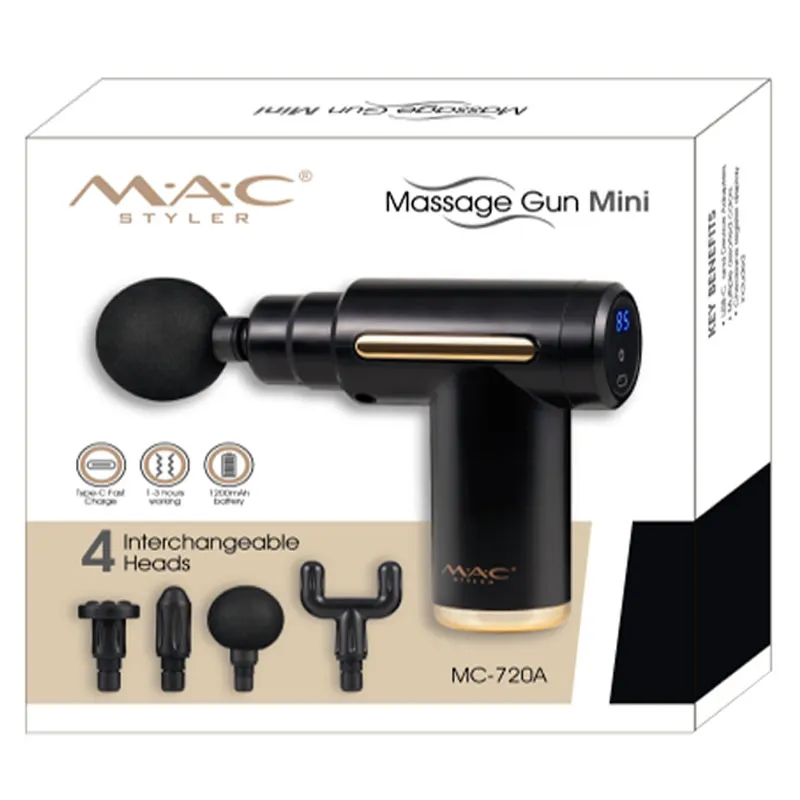 ماساژور تفنگی 4 سری مک استایلر شارژی MC-720A