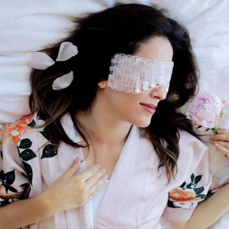 ماسک چشم رز کوارتز rose quartz eye mask 36 ماسک چشم رز کوارتز rose quartz eye mask - تصویر 3