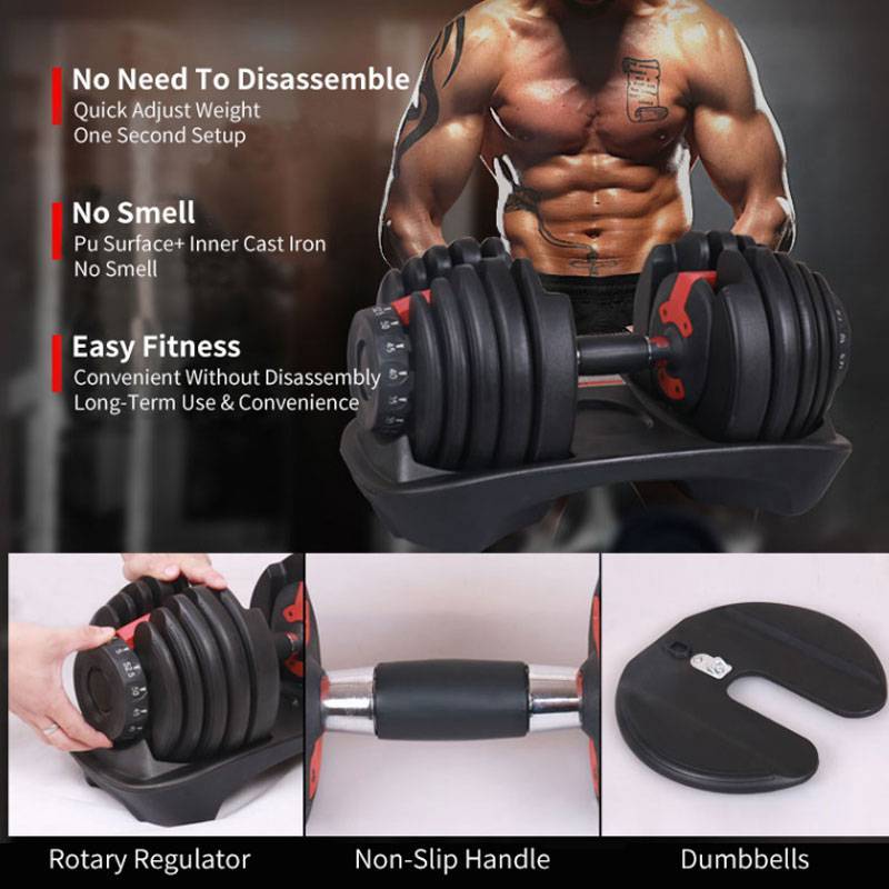 دمبل قابل تنظیم21 کیلویی adjustable Dumbbell 23 دمبل قابل تنظیم21 کیلویی adjustable Dumbbell - تصویر 5